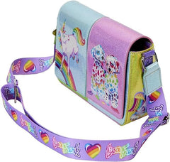 Loungefly Lisa Frank Color Block Crossbody Bag