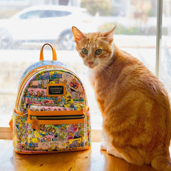 LOUNGEFLY NBC Garfield Comic Strip Mini Backpack