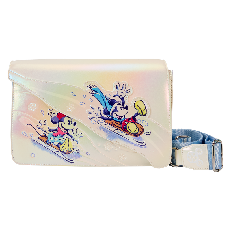 LOUNGEFLY Mickey & Friends Winter Wonderland Crossbody Bag