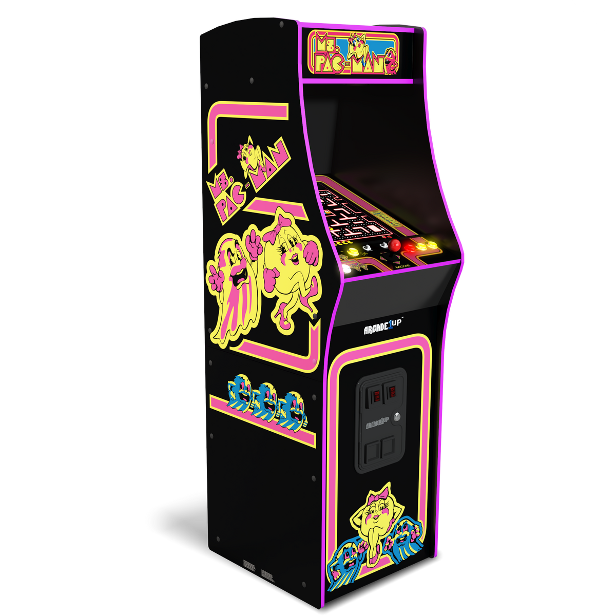 Ms Pac-Man Deluxe Black  Arcade Machine 14 Games in 1