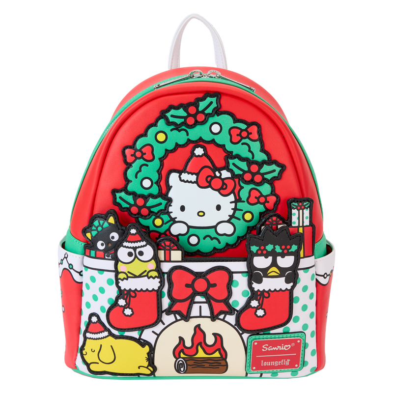 LOUNGEFLY Sanrio Christmas Stocking Gifts Mini Backpack