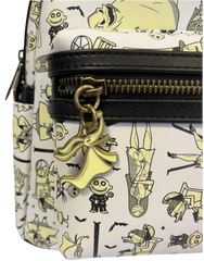 LOUNGEFLY Disney Nightmare Before Christmas Glow-In-The-Dark Mini Backpack