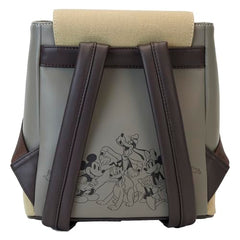 Loungefly Disney Mickey and Friends Canvas Mini Backpack