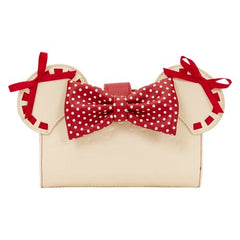Loungefly Minnie Mouse Rock The Dots Coquette Flap Wallet