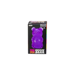 Schylling NeeDoh Gummy Bear - Sensory Fidget Toy with Jelly-Like Filling - 3.5" Tall - Colors May Vary (Pack of 1)