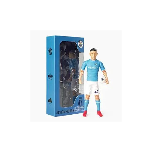 Sockers Banbo Toys Manchester City F.C. Phil Foden 8" Collectible Soccer Action Figure