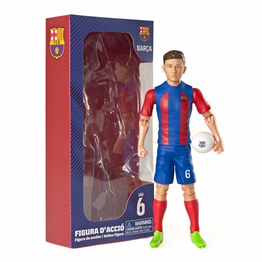 Sockers Banbo Toys FC Barcelona GAVI 8" Collectible Soccer Action Figure