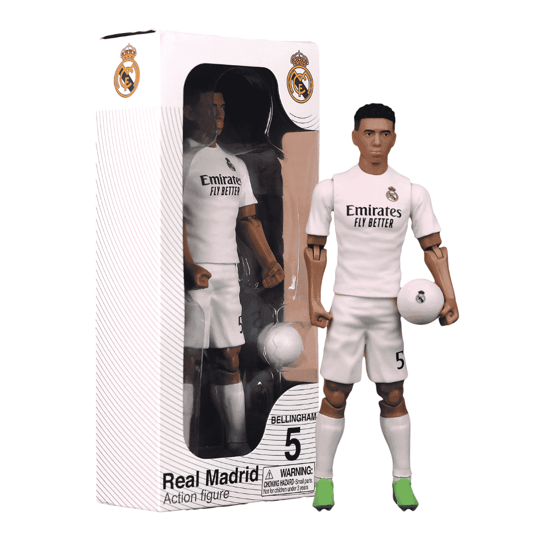 Sockers Banbo Toys Real Madrid CF Jude Bellingham 8" Collectible Soccer Action Figure