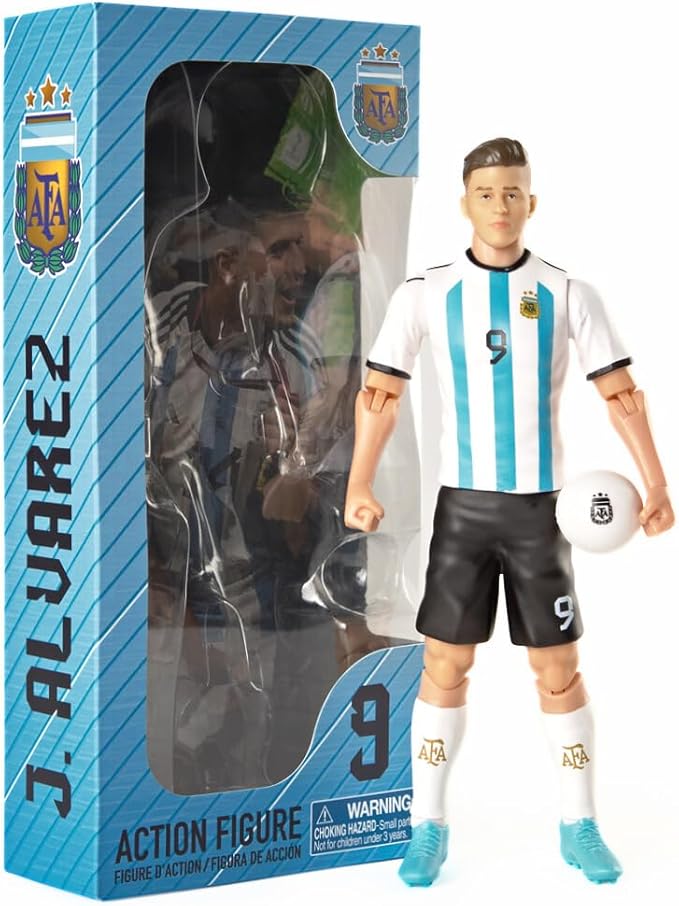 Sockers Banbo Toys Argentina AFA Julián Álvarez 8" Collectible Soccer Action Figure