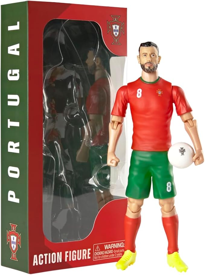 Sockers Banbo Toys Portugal National Bruno Fernandes 8" Collectible Soccer Action Figure