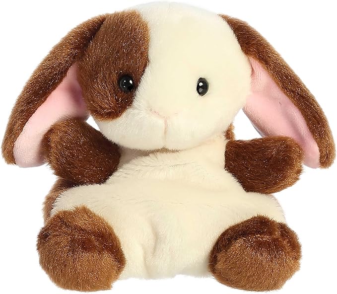 Aurora® Adorable Palm Pals™ Clover Bunny Stuffed Animal - Fun Collectible Plush for Kids and Adult Collectors - Perfect for Decorating Rooms and Birthday Gifts - Brown 4.5 Inches