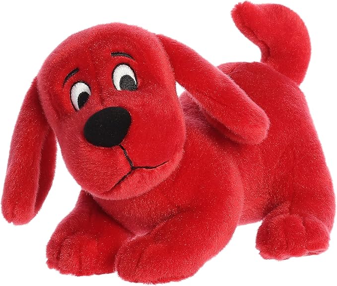 Aurora® Playful Clifford® Stuffed Animal - Childhood Nostalgia - Lasting Companionship - Red 8.5 Inches