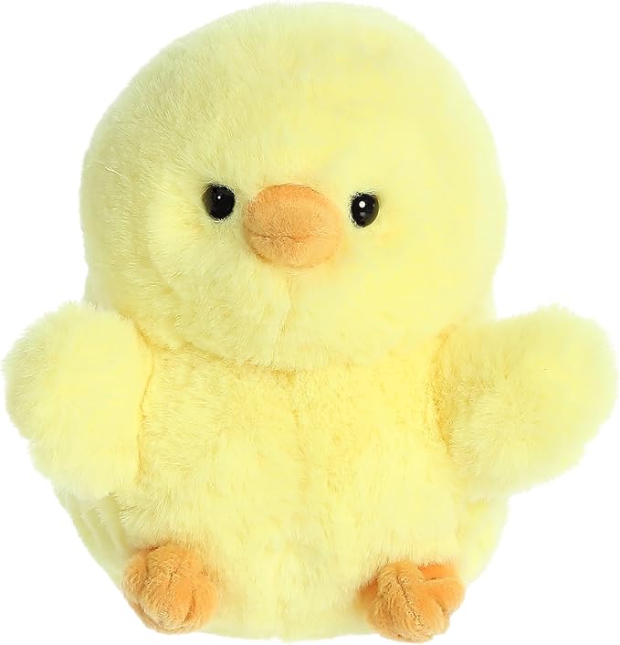 Aurora Rolly Pet 5" Chickadee Chick Playful Stuffed Animal