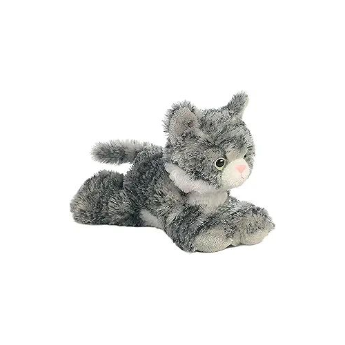 Aurora® Adorable Mini Flopsie™ Lily™ Stuffed Animal - Playful Ease - Timeless Companions - Gray 8 Inches
