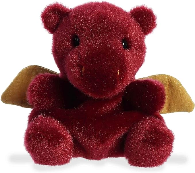 Aurora® Adorable Palm Pals™ Aidan Dragon™ Stuffed Animal - Pocket-Sized Play - Collectable Fun - Red 5 Inches