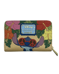 LOUNGEFLY Disney Lilo & Stitch Groovy Zip-Around Wallet – St