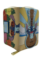 LOUNGEFLY Disney Lilo & Stitch Groovy Zip-Around Wallet – St