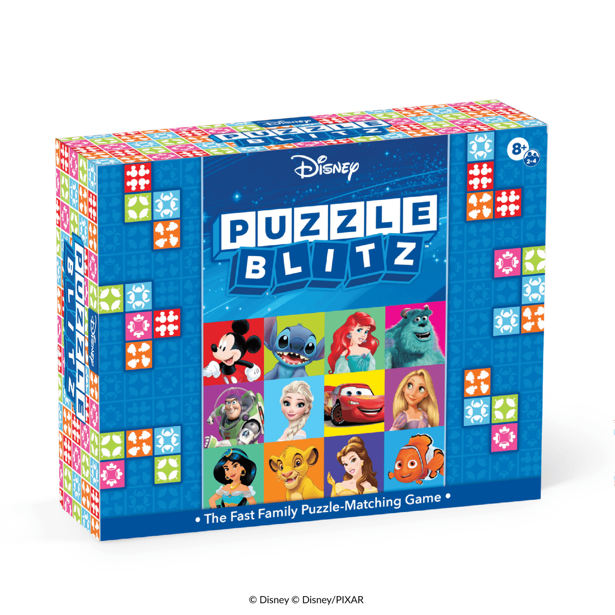 Disney Puzzle Blitz, Puzzle Game, Board Games for Family Night, 8+