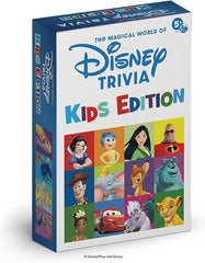 Disney Trivia Board Games for Family Night, Travel Games, Strategy Game, 5+