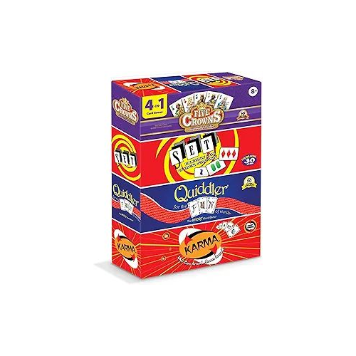 Five Crowns 4 Pack Bundle Card Games for Kids