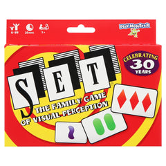 SET Enterprises SET - The Family Card Game of Visual Perception - Race to Find The Matches, For Ages 8+,81 Cards, Rules included