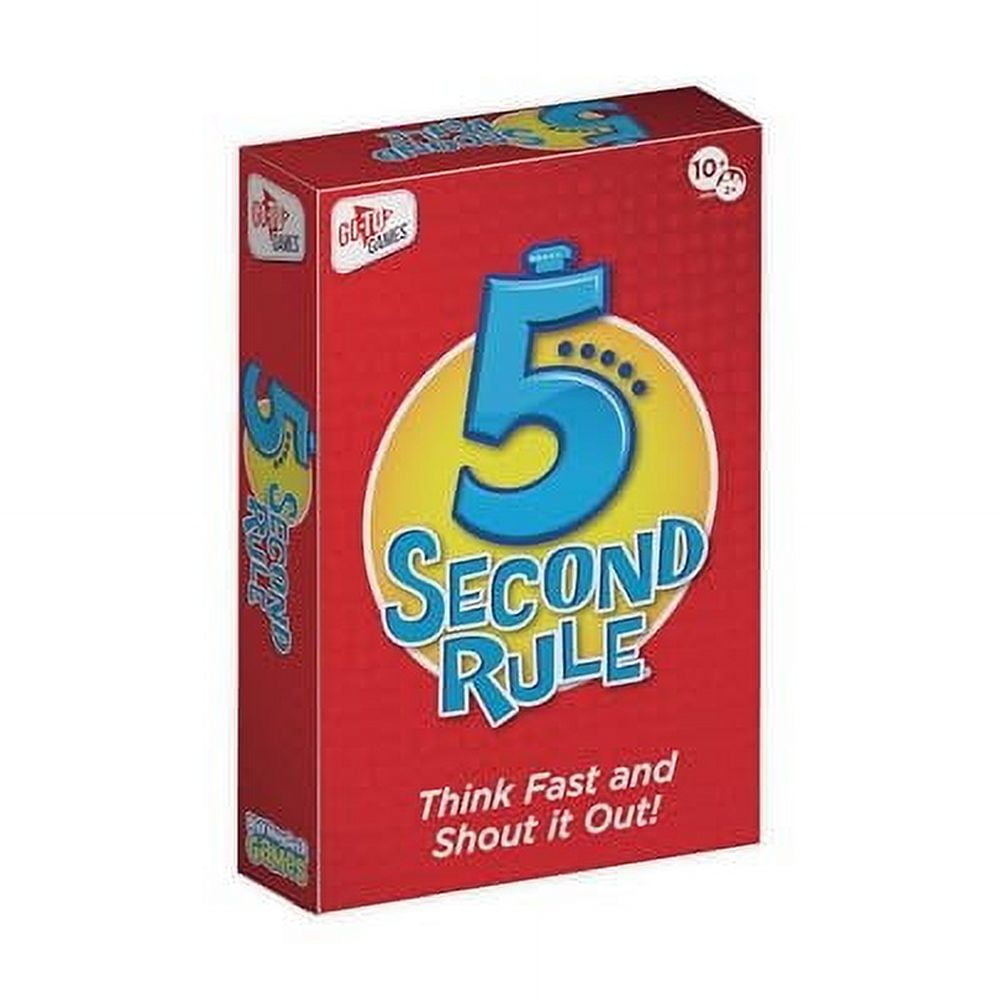 5 Second Rule Quick Play Mini Game 100 Questions - Fun Family Games for Kids and Adults, Party, Kids, Travel, Game Night & Sleepovers, Think Fast and Shout Out Answers