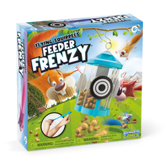 Flying Squirrels Feeder Frenzy Board Game – Kids Games, Family Games for Kids and Adults, Board Games for Family Night, Multi-Player Board Games, Aim & Release Nuts to Win, Ages 6+
