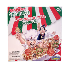 Game Ready Set Spaghetti – Bilingual Family Board Game for Kids – Fun Pasta-Themed Matching & Strategy Game – Ages 6+ – 2 to 4 Players