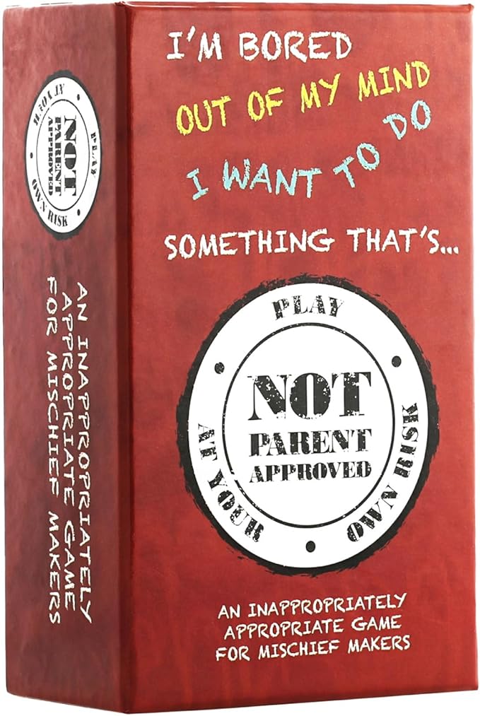 Not Parent Approved - The Hilarious Family Game Night Card Game for Kids, Teens & Tweens, The Perfect Funny Christmas & Birthday Gift for Boys & Girls