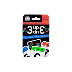Ok2Win 3UP 3DOWN Card Game - Fast-Paced Easy-to-Learn Family Fun for Ages 7+