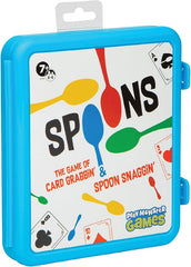 Spoons in a Case Playing Card Games for Kids Deck of Cards Fun Family Games