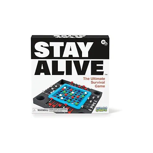 Stay Alive Board Game - Family Game Night, Strategic Game Play, Retro Board Games, The Ultimate Survival, Multi-Player, for Kids, Ages 8+