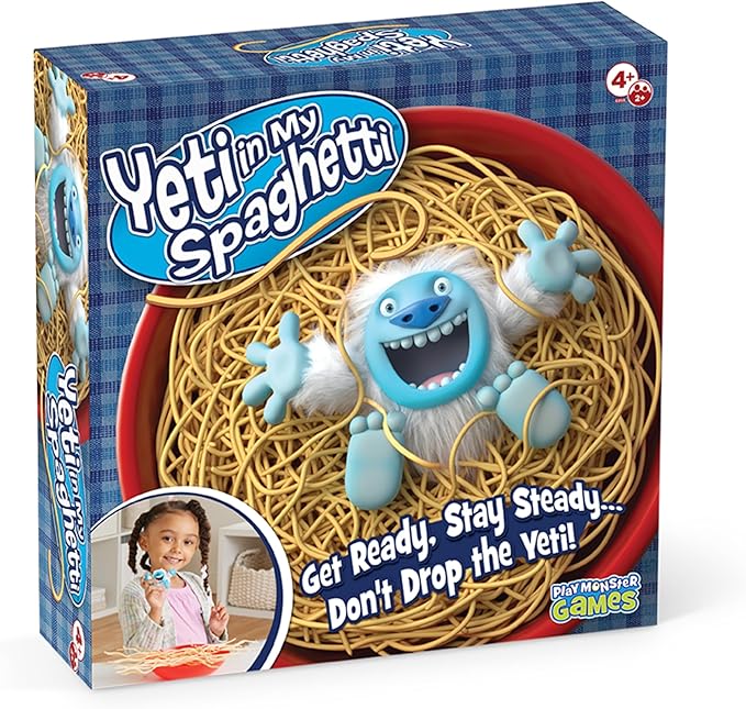 Yeti in My Spaghetti Board Games for Family Night, Multi-Player Game, 4+