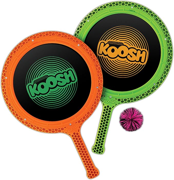 Koosh Paddle Playset, Beach Toys, Outdoor Games for Kids, Fidget Toys, 4+