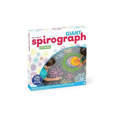 Spirograph Giant Outdoor Jumbo Sidewalk Chalk - Arts and Crafts - Outdoor Activities - Outdoor Toys, Kids Toys, Art Supplies, Craft Supplies, Drawing Kit, Spiral Art, Ages 5+