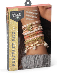 Craft Crush Bracelet Maker Set - DIY Jewelry Making Kit for Teens & Adults - Makes 8 Friendship Bracelets - Mini Kit for Ages 13+