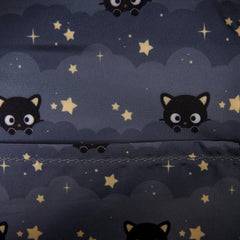 Loungefly Sanrio Chococat Quilted Gold Embroidery Stars Mini Backpack
