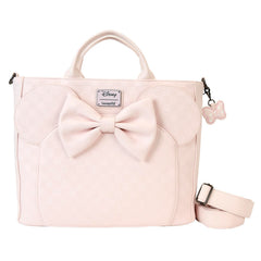 Loungefly Minnie Mouse Checkered Texture Convertible Backpack