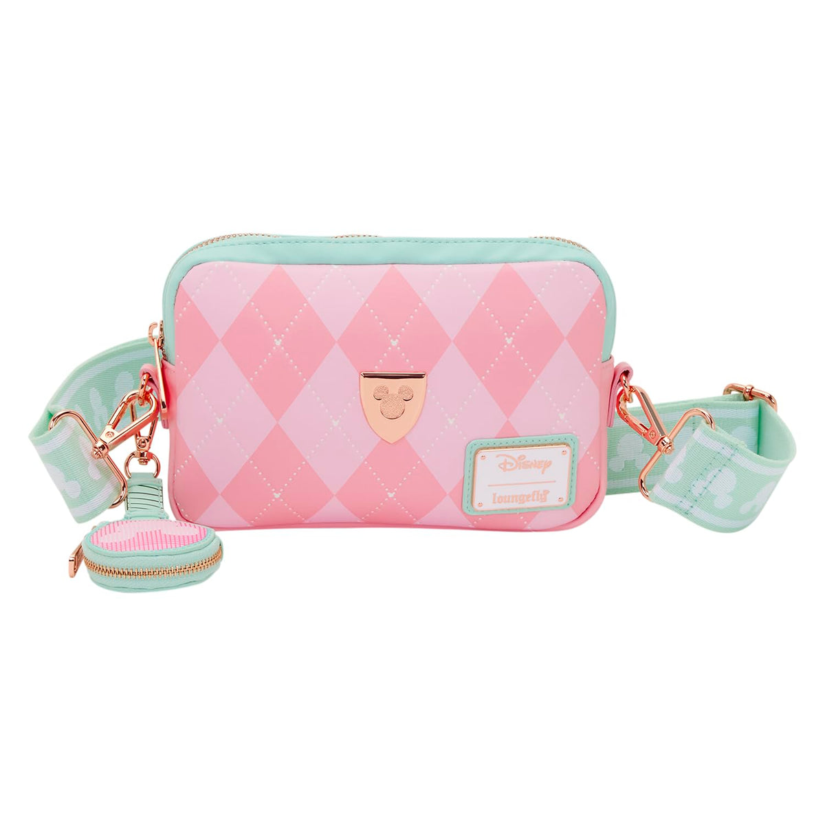 Loungefly Disney Mickey Mouse Tennis Sling Crossbody Bag