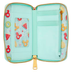Loungefly Disney Mickey and Minnie Beach Fun Zip Around Wallet