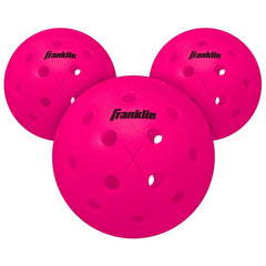 Franklin Sports Pickleball-x Performance 40 Outdoor Balls-Pink