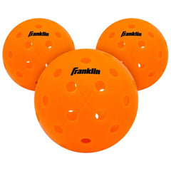 Franklin Sports X-40 USAPA Approved Tournament Pickleballs - 3 Pack - Lava
