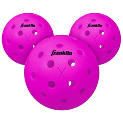 Franklin Sports X-40 USAPA Approved Pickleballs - 3 Pack - Purple