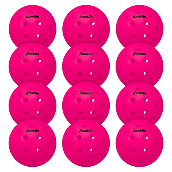 Franklin Sports x-40 Performance Outdoor Pickleballs - Usapa Approved (12 Pack)