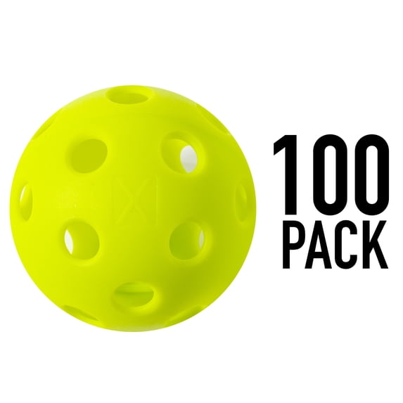 Franklin Sports X-26 Pickleballs - Indoor - 100 Pack - USAPA Approved - Optic, One Size