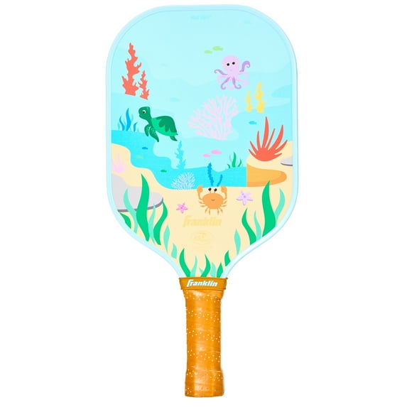 Franklin Sports Rockstar Youth Pickleball Paddle - Fiberglass - Sea Life