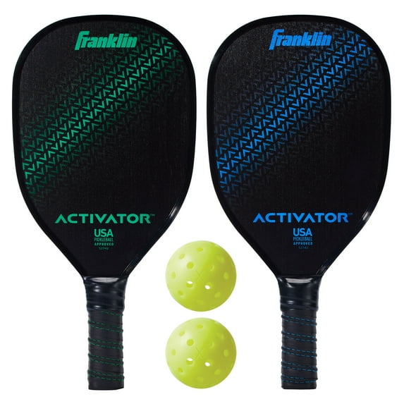 Franklin Sports Pickleball Paddle and Ball Set - Wooden - Activator - 2 Player - USAPA Approved