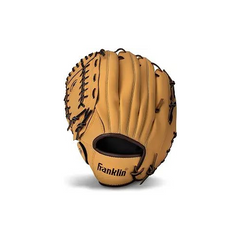 Franklin Sports Field Master Baseball Glove - 12" LHT - Camel Brown