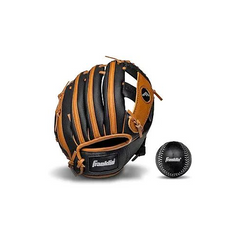 Franklin Sports Teeball Glove and Ball - Right-handed - Tan/Black