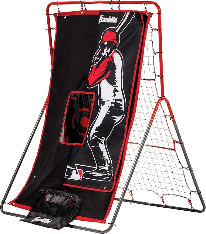 Franklin Sports Switch Hitter Rebounder + Pitching Target - 55 x 36 Inch